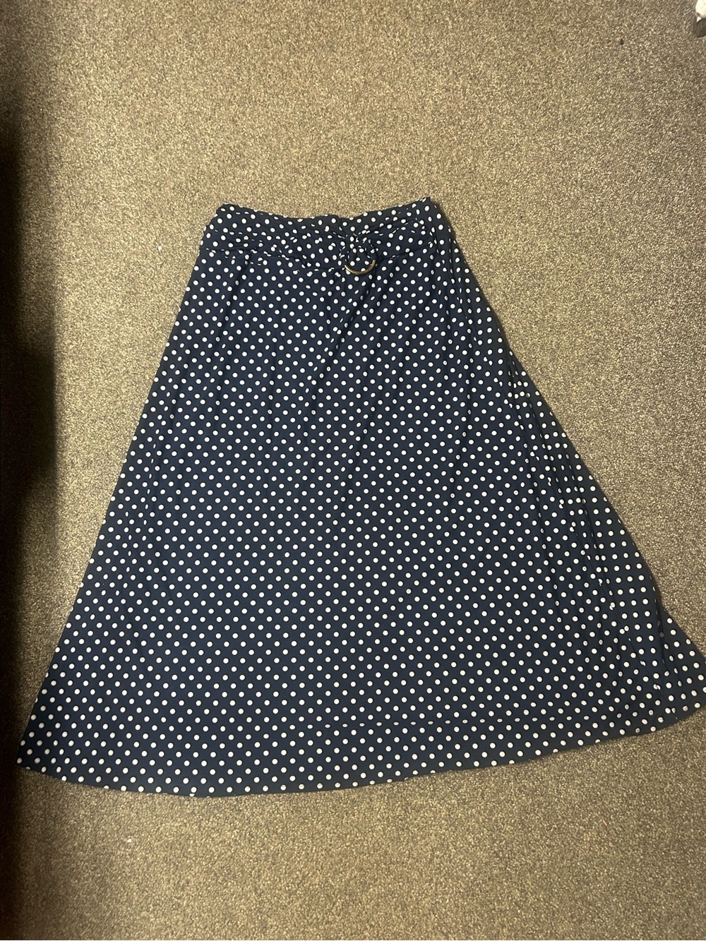 Robert Louis Polka Dot Maxi Skirt